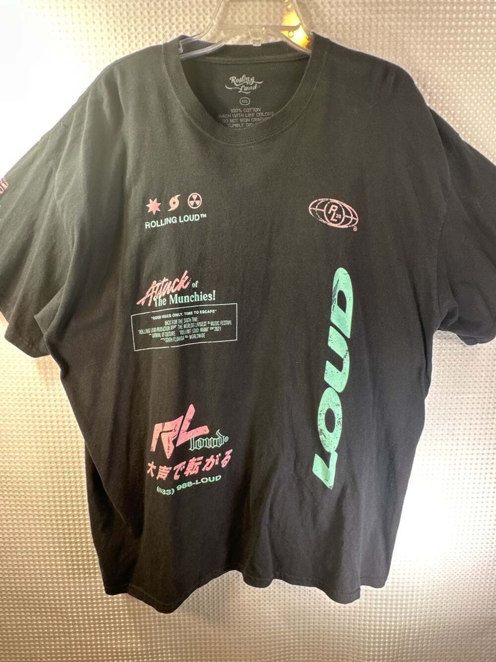 Rolling Loud Miami 2021 Attack of the Munchies Graphic T-Shirt